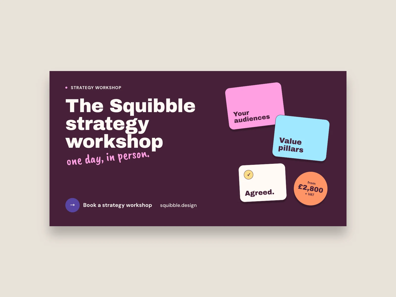 LinkedIn card made without a design system