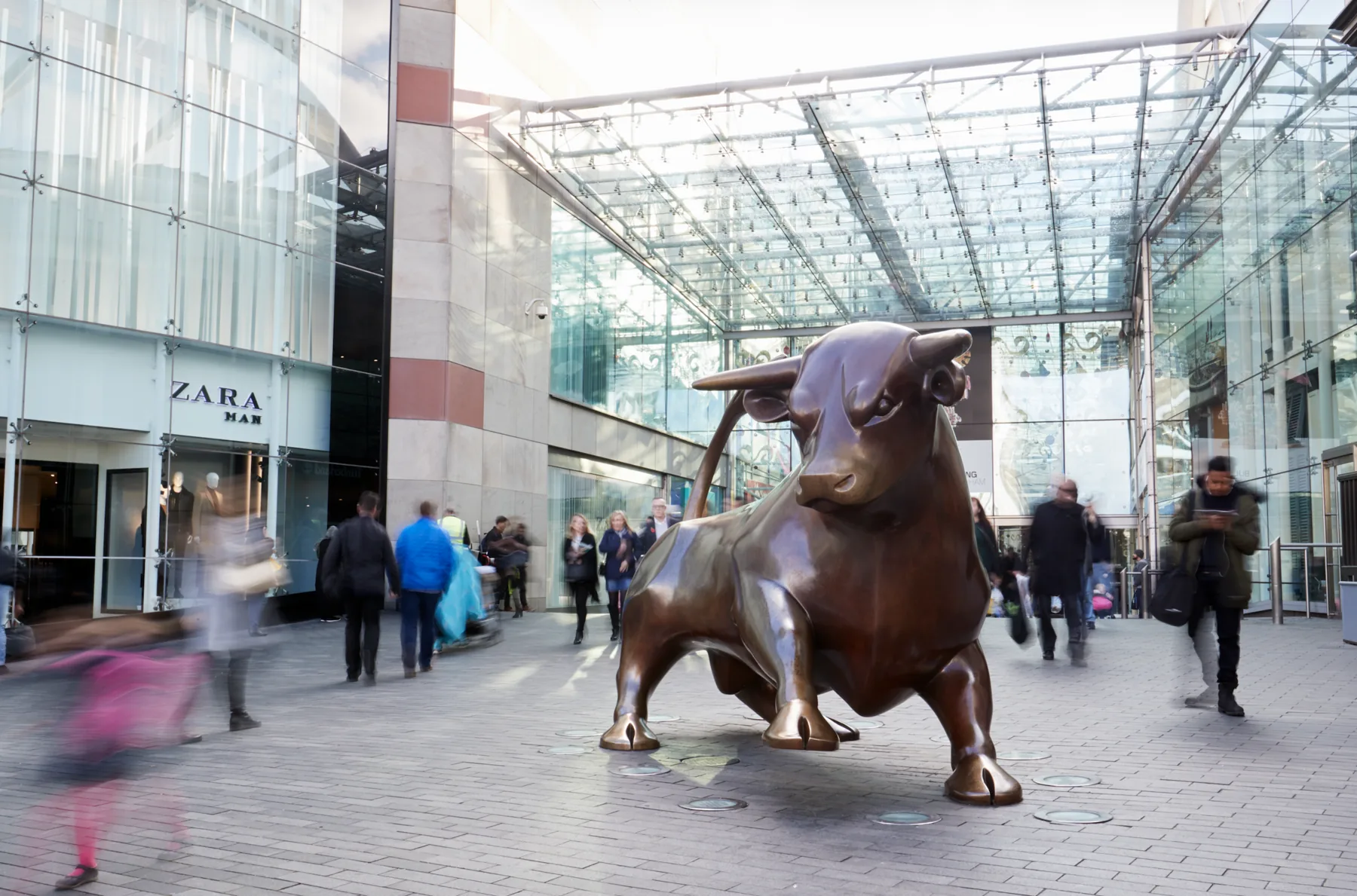 The Bullring in Birmingham