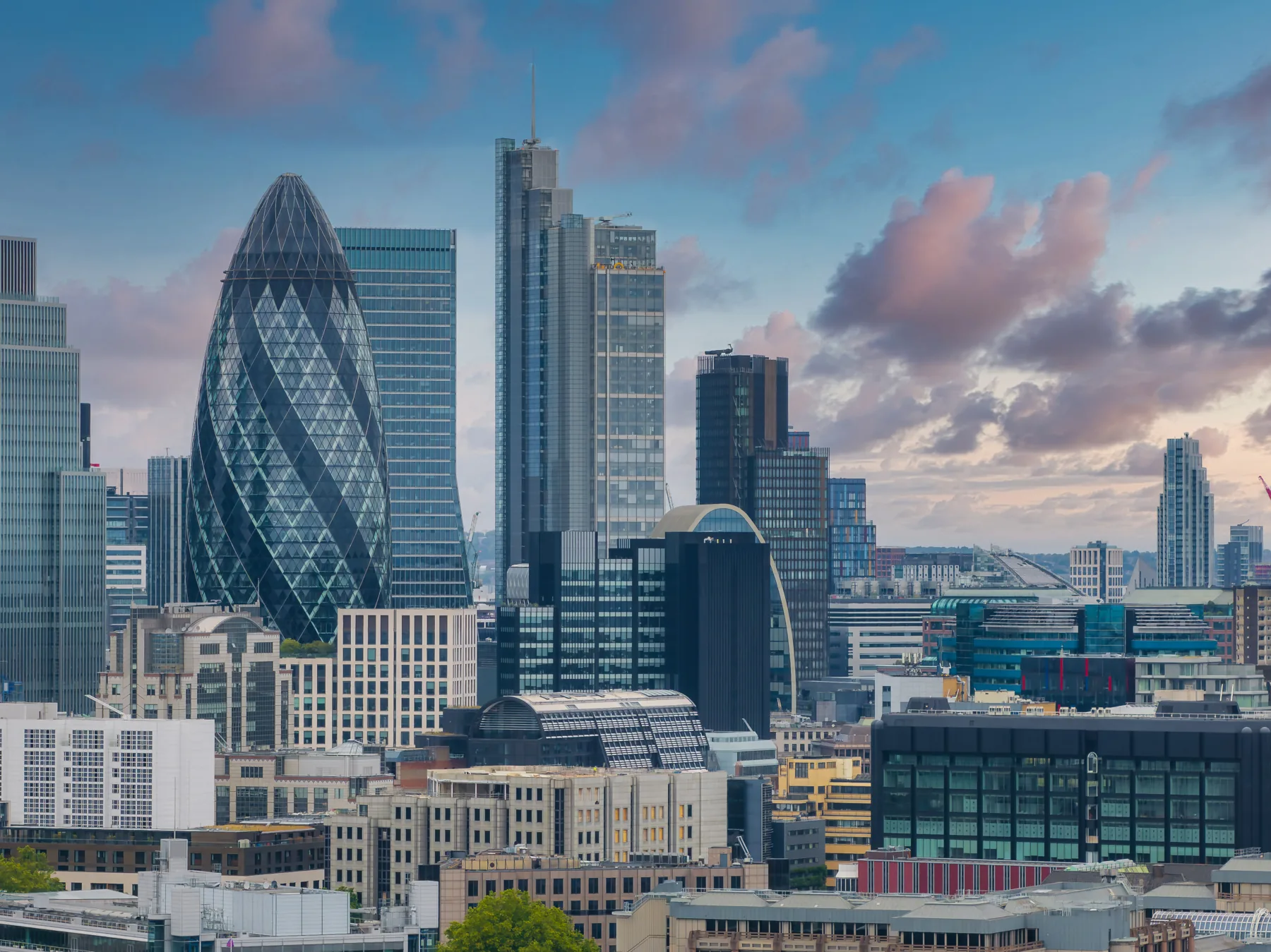 The London skyline