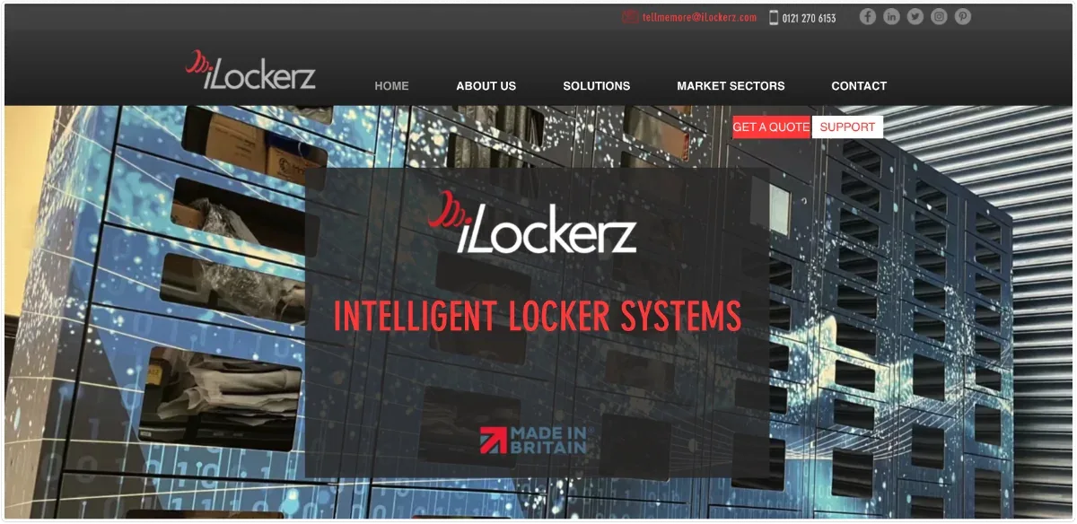 The old iLockerz homepage