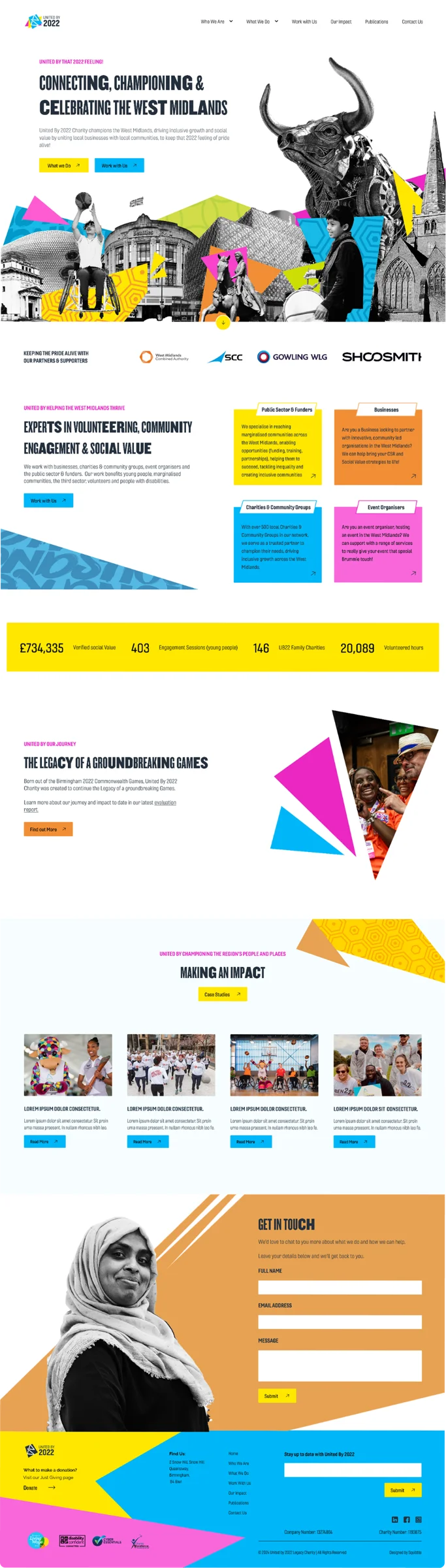 The United by 2022 home page
